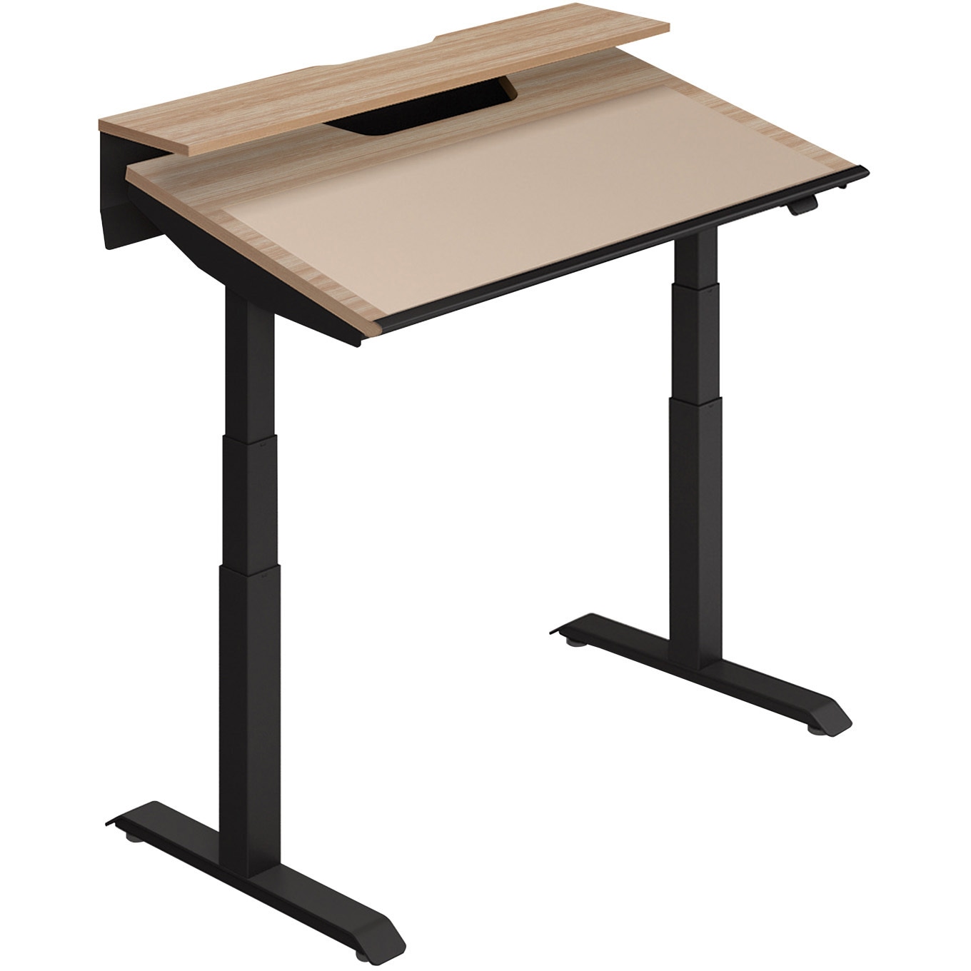 DSE-TSP1207B-6AW33 チルトテーブル シークエンス ベーシックレバー昇降(配送・組立サービス付き) コクヨ 奥行675mm高さ680～1290mm  DSE-TSP1207B-6AW33