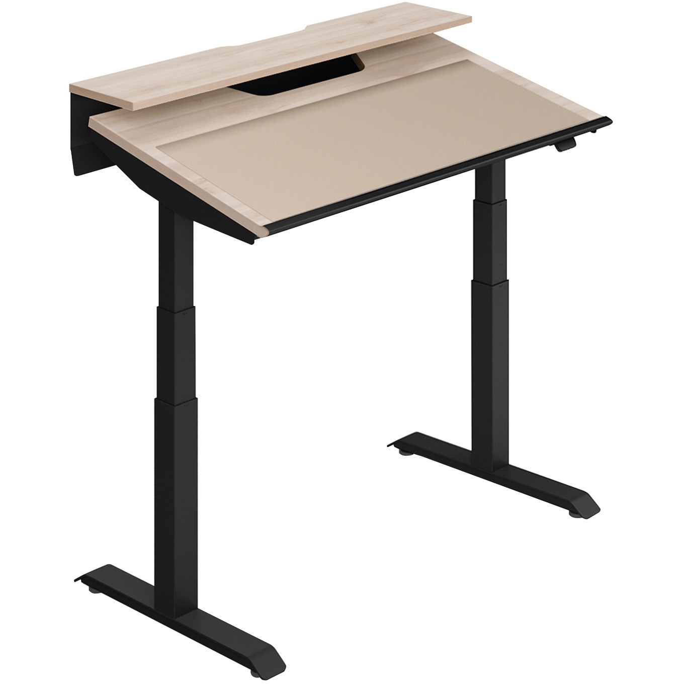 DSE-TSP1207B-6AY03 チルトテーブル シークエンス ベーシックレバー昇降(配送・組立サービス付き) コクヨ 奥行675mm高さ680～1290mm  DSE-TSP1207B-6AY03デスク・テーブル