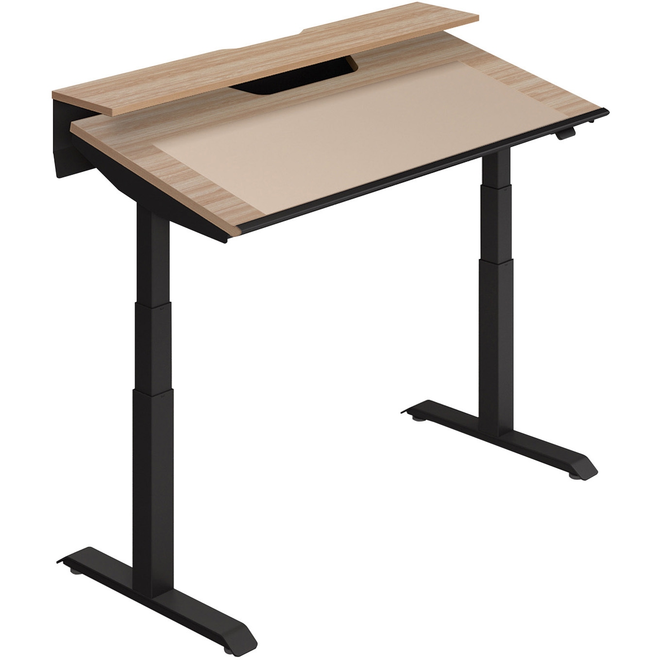 DSE-TSP1407B-6AW33 チルトテーブル シークエンス ベーシックレバー昇降(配送・組立サービス付き) コクヨ 奥行675mm高さ680～1290mm  DSE-TSP1407B-6AW33