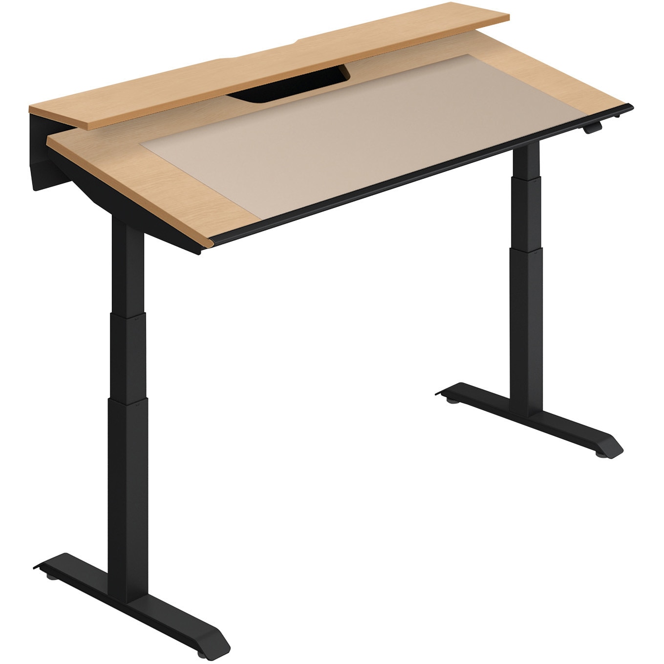 DSE-TSP1607B-6AP13 チルトテーブル シークエンス ベーシックレバー昇降(配送・組立サービス付き) コクヨ 奥行675mm高さ680～1290mm  DSE-TSP1607B-6AP13デスク・テーブル