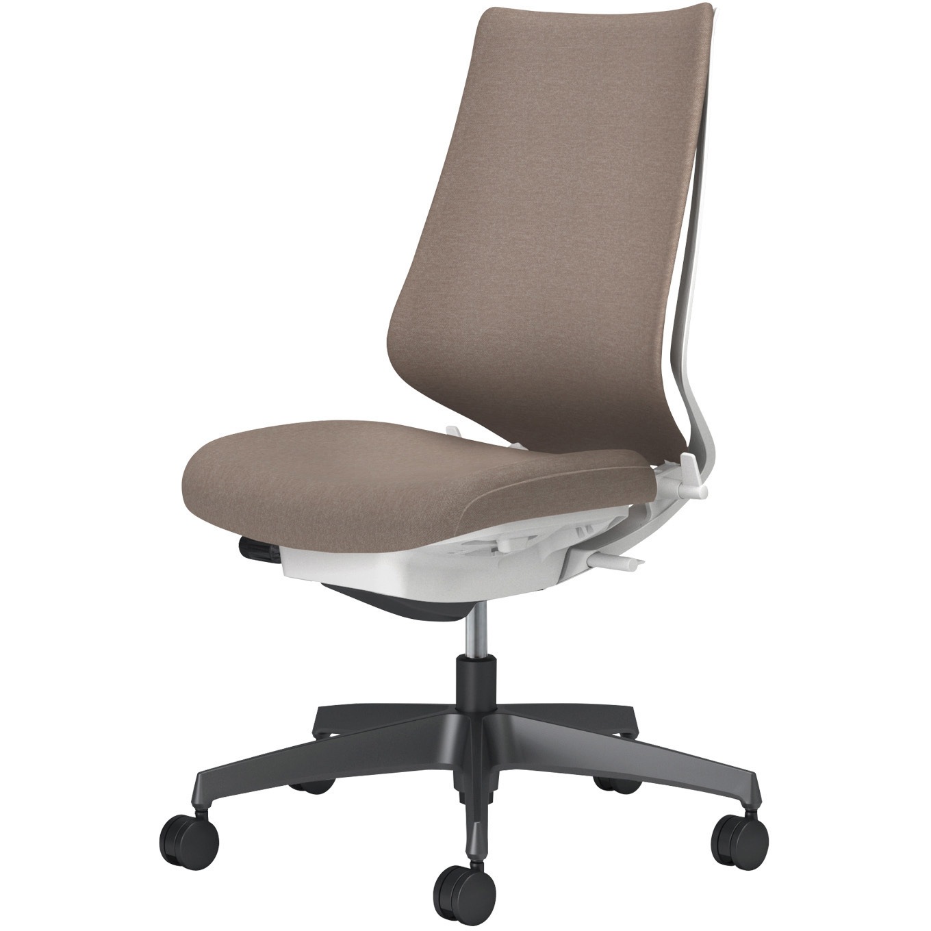 C08-B200CW-WM6M61 オフィスチェアー デュオラ2 クッションタイプ ハイバック(配送・組立サービス付き) コクヨ ランバーサポートなし ナイロンキャスター 肘なし   C08-B200CW-WM6M61