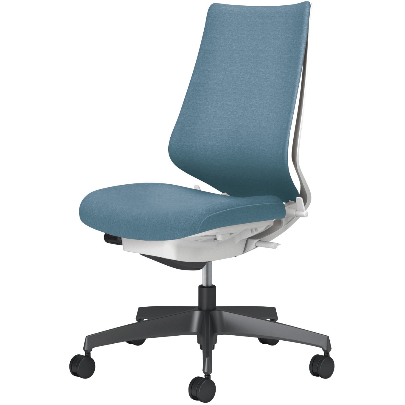 C08-B200CU-WR3R31 オフィスチェアー デュオラ2 クッションタイプ ハイバック(配送・組立サービス付き) コクヨ ランバーサポートなし ポリウレタン巻きキャスター 肘なし   C08-B200CU-WR3R31