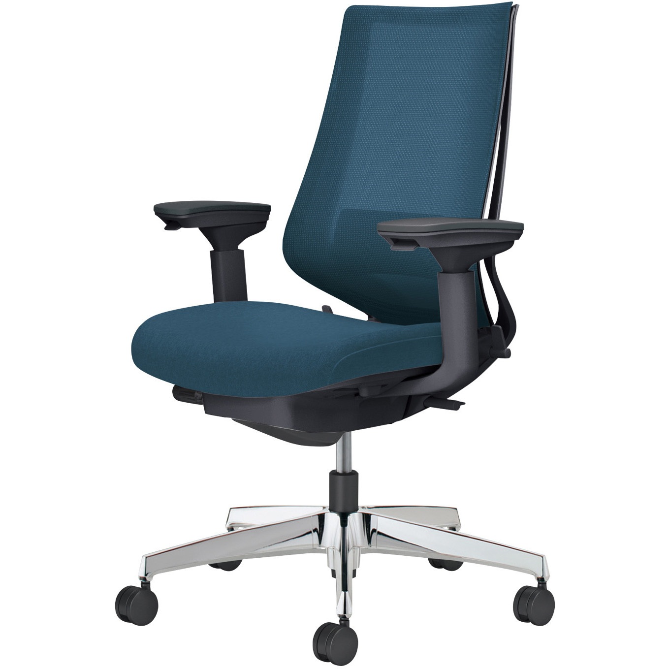 C08-P232MW-BT7T71 オフィスチェアー デュオラ2 メッシュタイプ ハイバック(配送・組立サービス付き) コクヨ 可動肘 ナイロンキャスター ランバーサポート付き   C08-P232MW-BT7T71