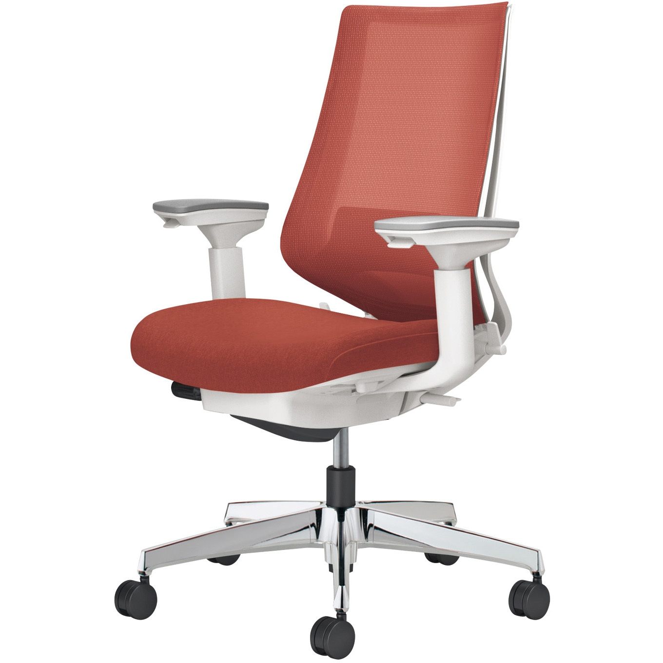 C08-P232MU-WAGAG1 オフィスチェアー デュオラ2 メッシュタイプ ハイバック(配送・組立サービス付き) コクヨ 可動肘 ポリウレタン巻きキャスター ランバーサポート付き   C08-P232MU-WAGAG1