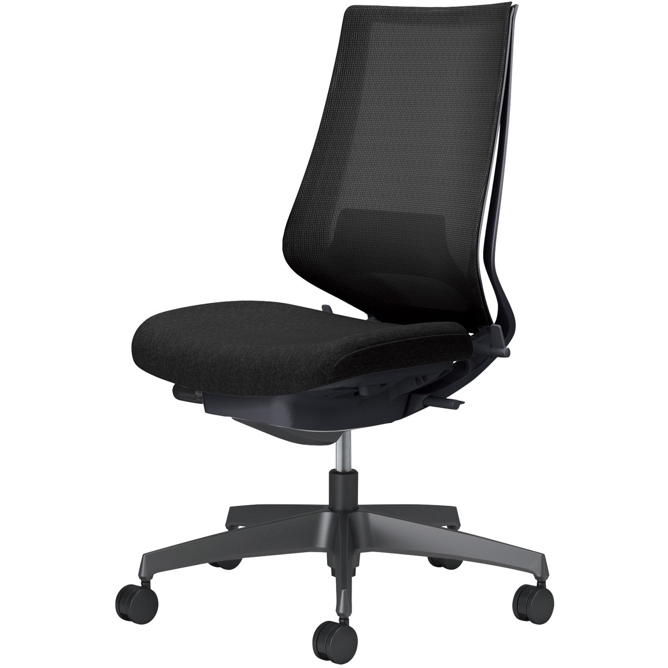 C08-B202MU-BE6E61 オフィスチェアー デュオラ2 メッシュタイプ ハイバック(配送・組立サービス付き) コクヨ 肘なし ポリウレタン巻きキャスター ランバーサポート付き   C08-B202MU-BE6E61