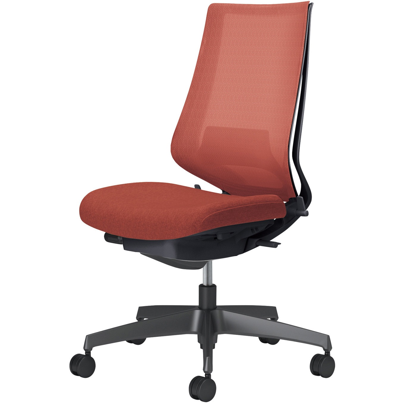 C08-B202MU-BAGAG1 オフィスチェアー デュオラ2 メッシュタイプ ハイバック(配送・組立サービス付き) コクヨ 肘なし ポリウレタン巻きキャスター ランバーサポート付き   C08-B202MU-BAGAG1