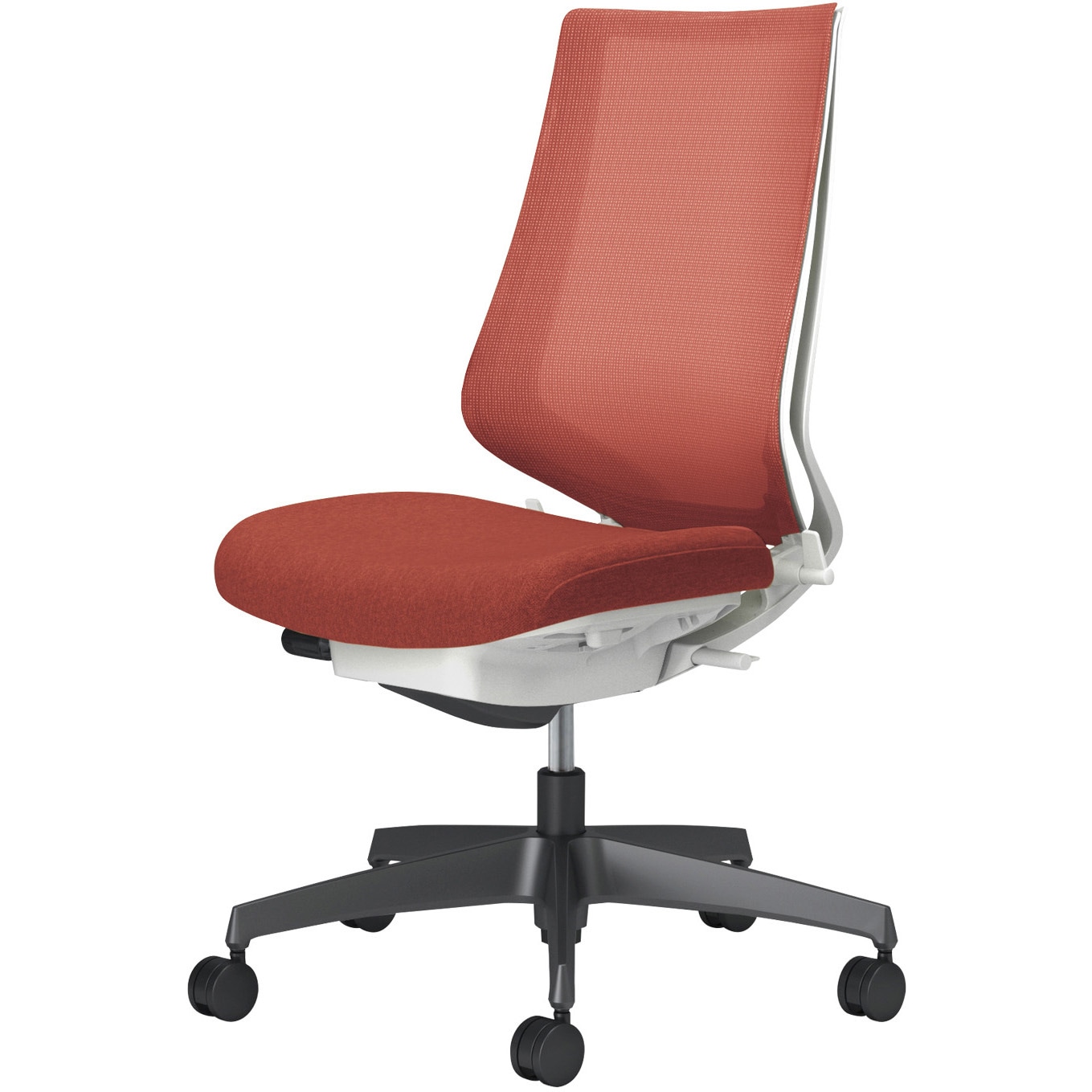 C08-B200MW-WAGAG1 オフィスチェアー デュオラ2 メッシュタイプ ハイバック(配送・組立サービス付き) コクヨ 肘なし ナイロンキャスター ランバーサポートなし   C08-B200MW-WAGAG1