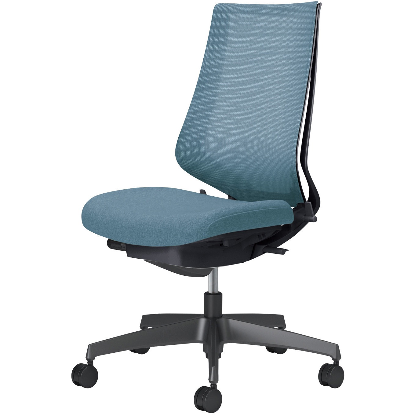 C08-B200MU-BR3R31 オフィスチェアー デュオラ2 メッシュタイプ ハイバック(配送・組立サービス付き) コクヨ 肘なし ポリウレタン巻きキャスター ランバーサポートなし   C08-B200MU-BR3R31