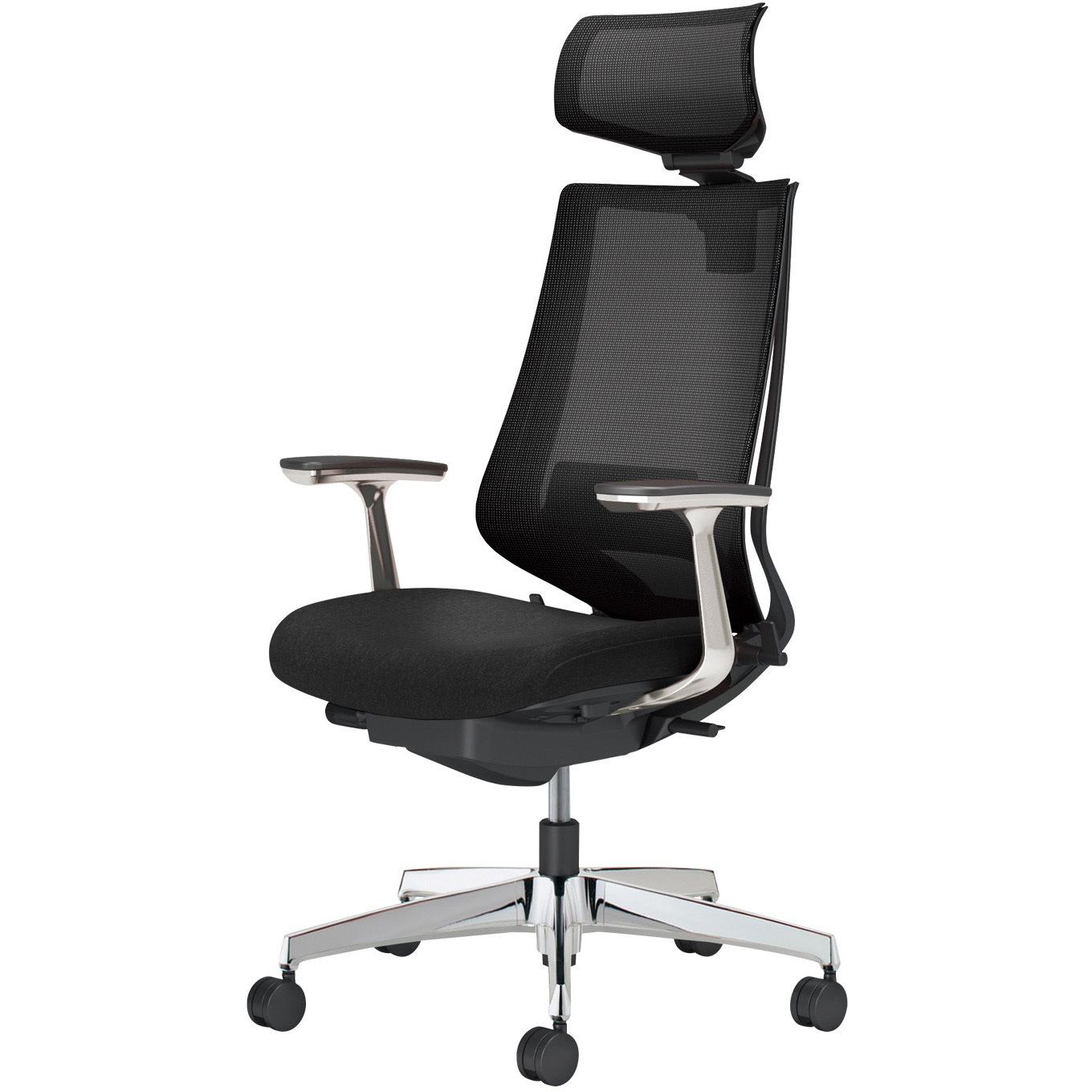 C08-P322MW-BE6E61 オフィスチェアー デュオラ2 メッシュタイプ ヘッドレスト付き(配送・組立サービス付き) 1脚 コクヨ 【通販モノタロウ】