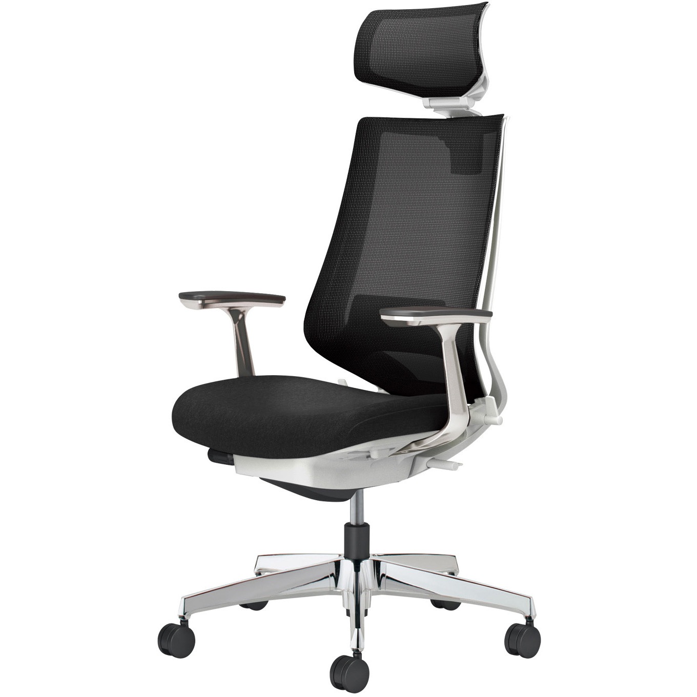 C08-P322MU-WE6E61 オフィスチェアー デュオラ2 メッシュタイプ ヘッドレスト付き(配送・組立サービス付き) 1脚 コクヨ 【通販モノタロウ】