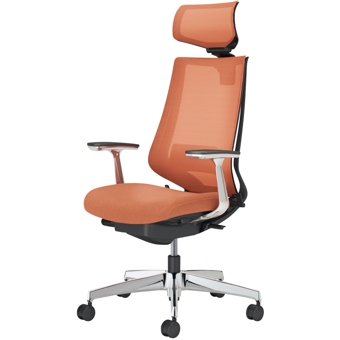 C08-P322MU-B0T0T1 オフィスチェアー デュオラ2 メッシュタイプ ヘッドレスト付き(配送・組立サービス付き) 1脚 コクヨ 【通販モノタロウ】