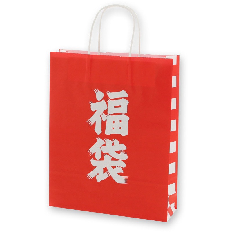 MS1 福袋 手提げ紙袋  50枚×4パック HEIKO 福袋 幅270mmマチ80mm高さ340mm