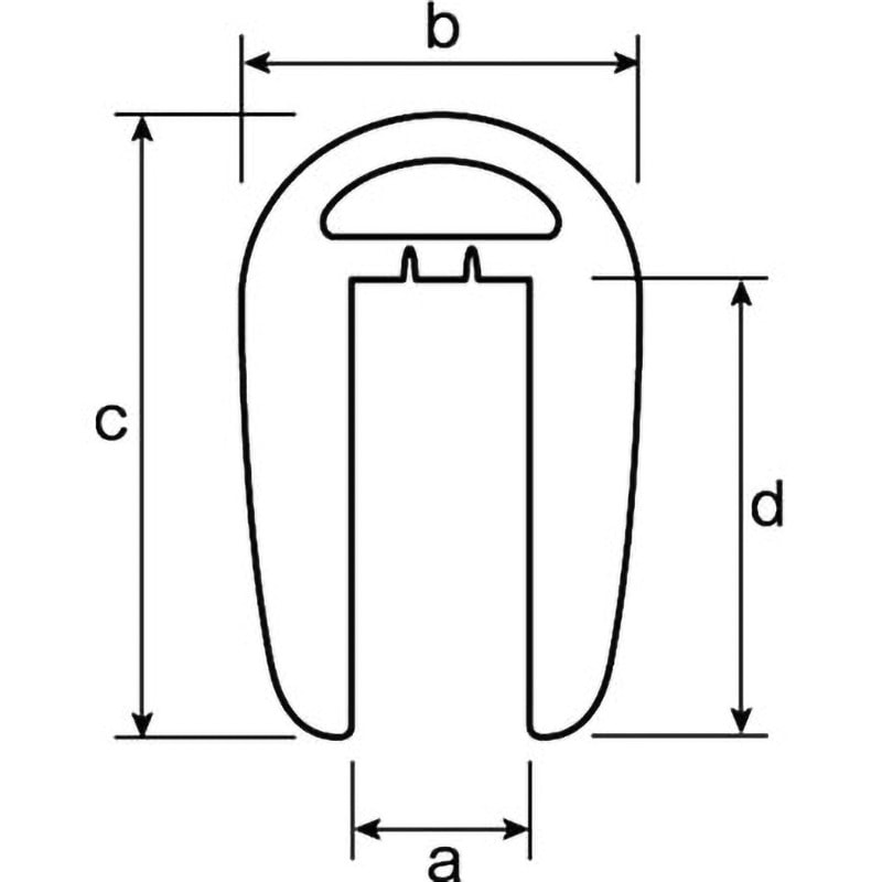 H-08LY-5 H鋼エッジカバー(エッジ部保護材) 信栄物産 長さ1000mm 1セット(5本) H-08LY-5 8,698円