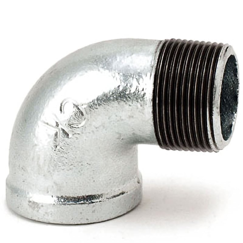 ストリート11/4 ストリートエルボ 可鍛鋳鉄製管継手 白