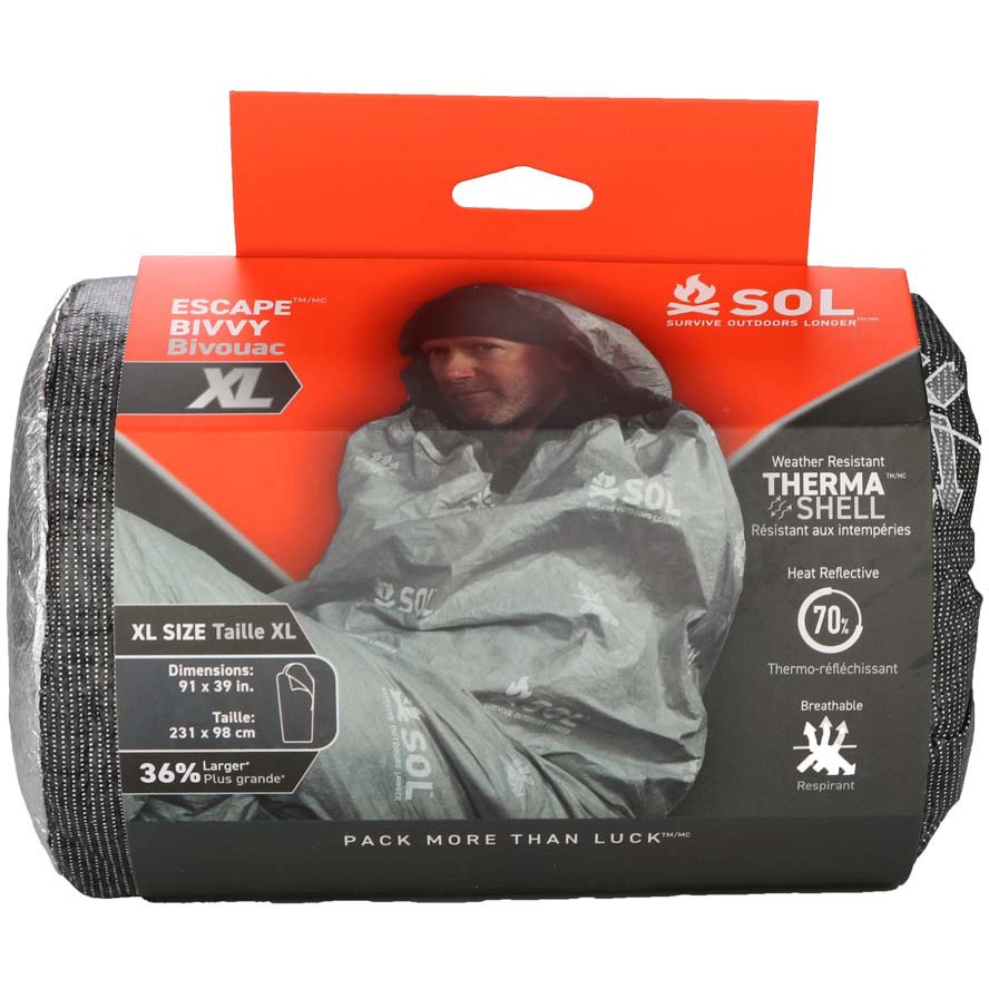 14020 防寒用 ブランケット エスケープヴィヴィXL SOL(エスオーエル) 寸法226×100cm 1枚 9,735円