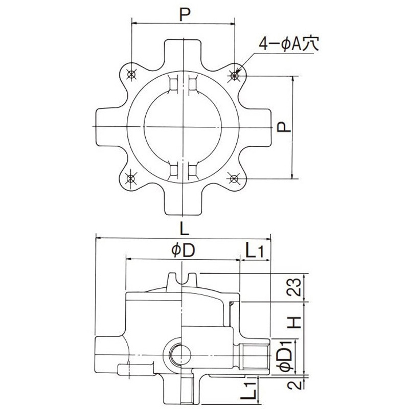 JD0128P 耐圧防爆型ジャンクションボックス 底抜型 Panasonic