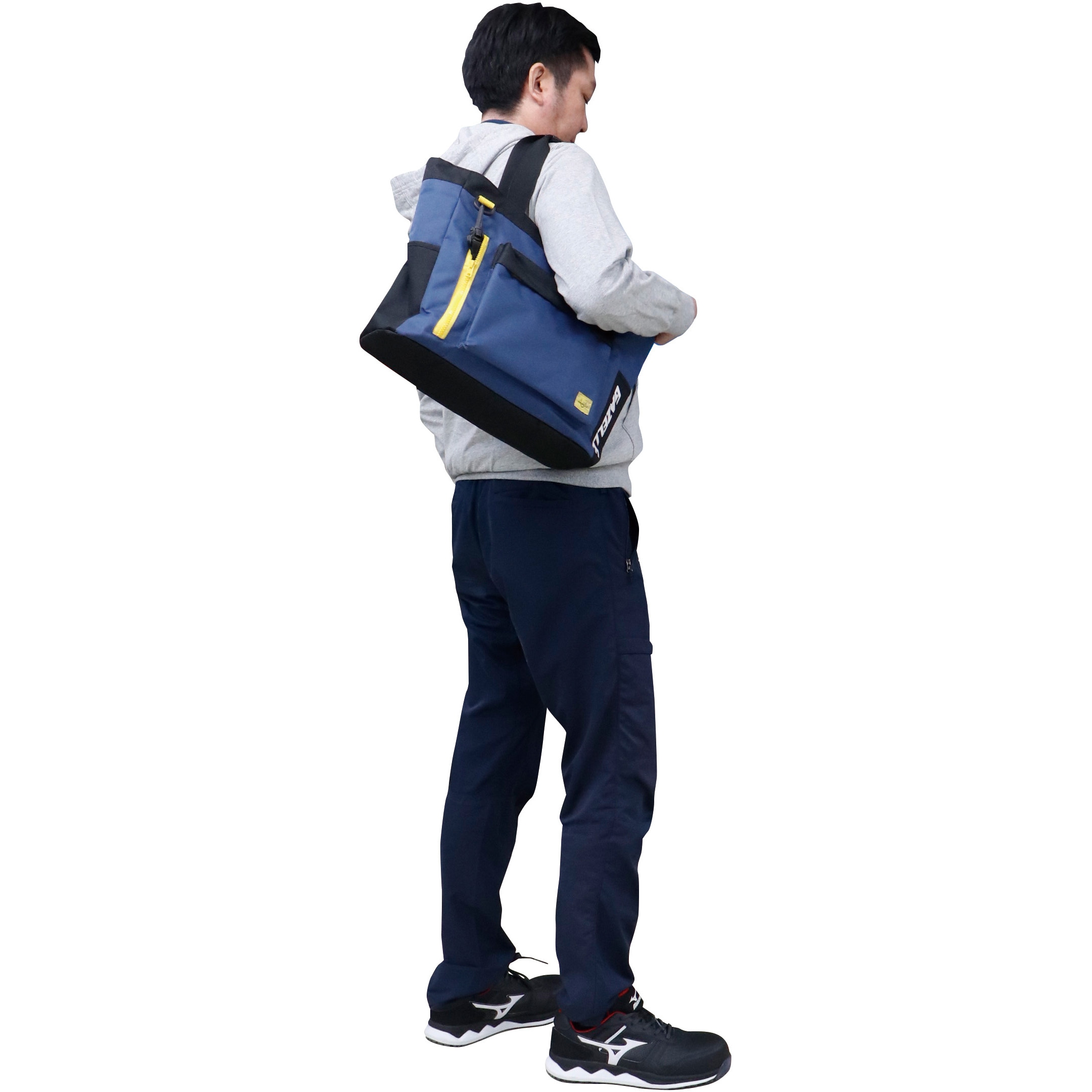 G-402 ガゼルトートバッグ FUKUTOKU(福徳産業) 容量17L ネイビー色 1個 