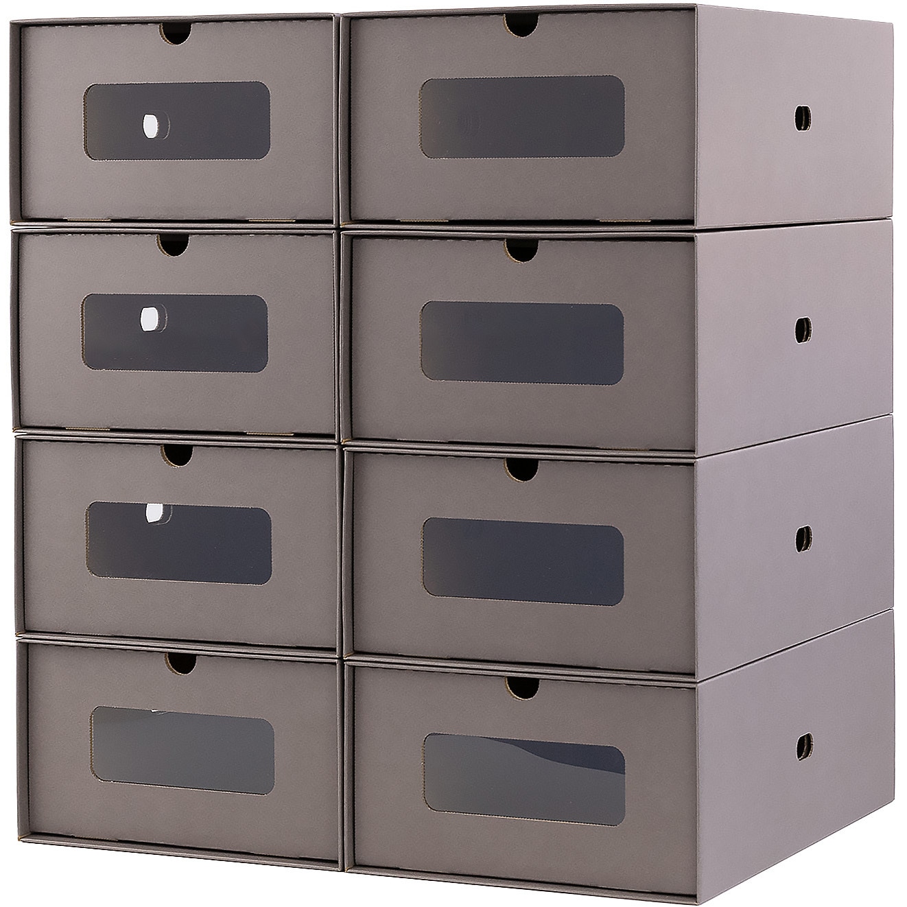 7000098 シューズボックスM 1セット(8個) yamapac 【通販モノタロウ】