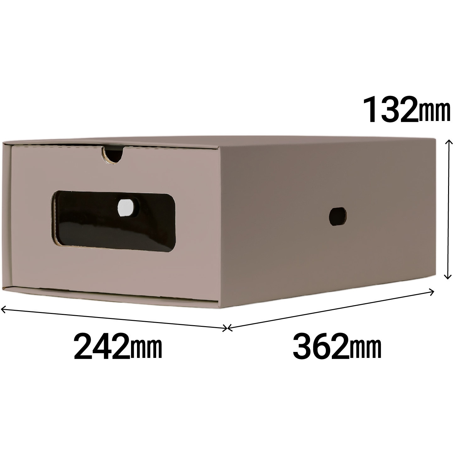 7000098 シューズボックスM 1セット(8個) yamapac 【通販モノタロウ】