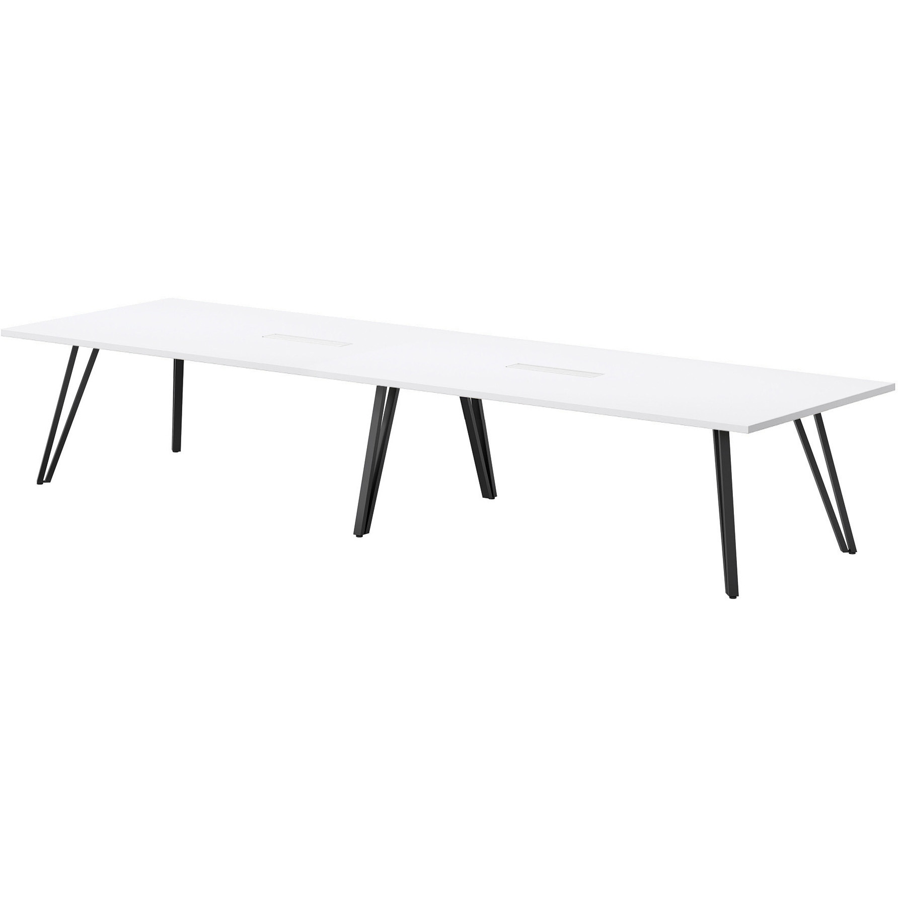 VTW-B4012W-OW ミーティングテーブル ニシキ工業 オフホワイト色 高さ720mm幅4000mm奥行1200mm  VTW-B4012W-OW