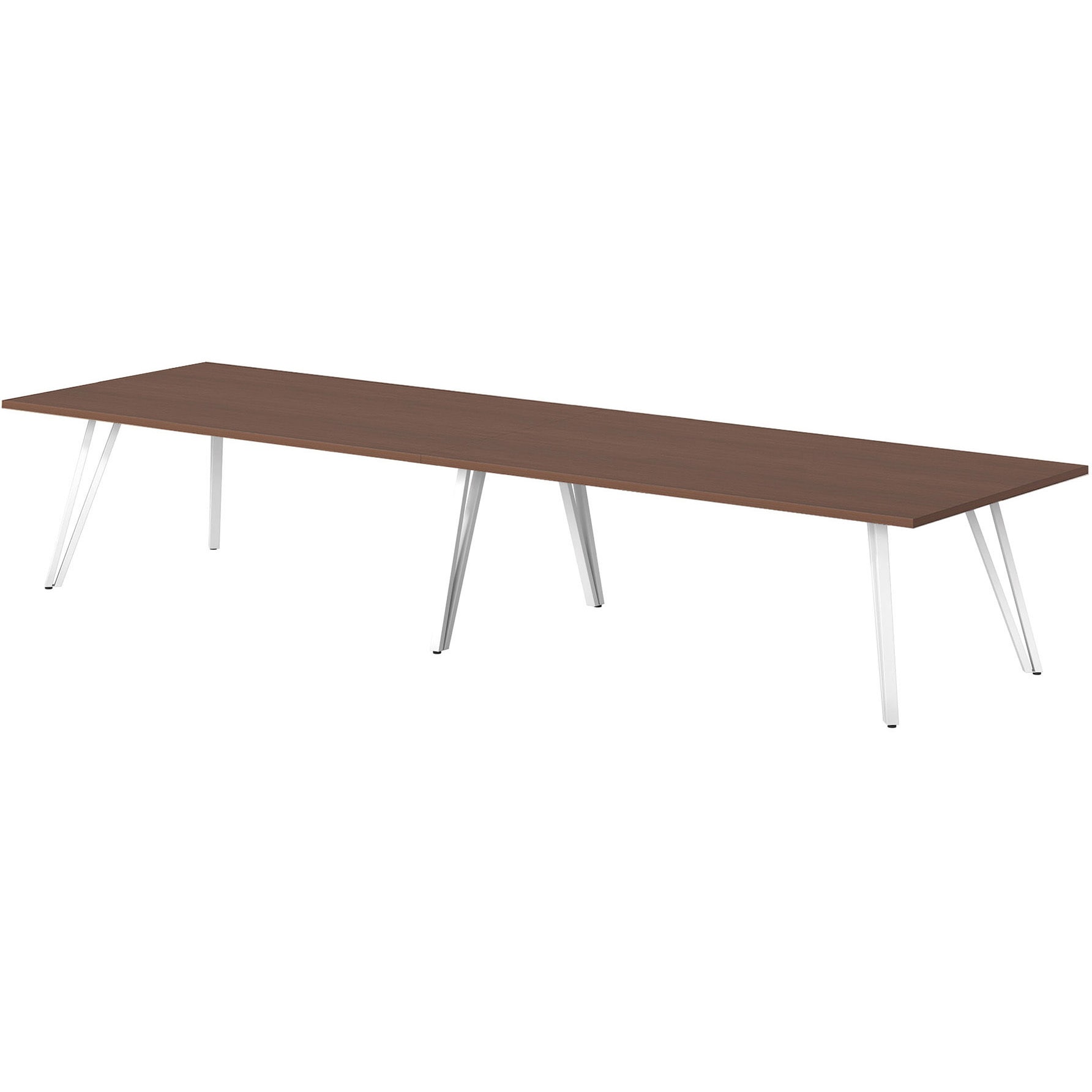 VTW-H4814-WN ミーティングテーブル ニシキ工業 ウォールナット色 高さ720mm幅4800mm奥行1400mm  VTW-H4814-WN