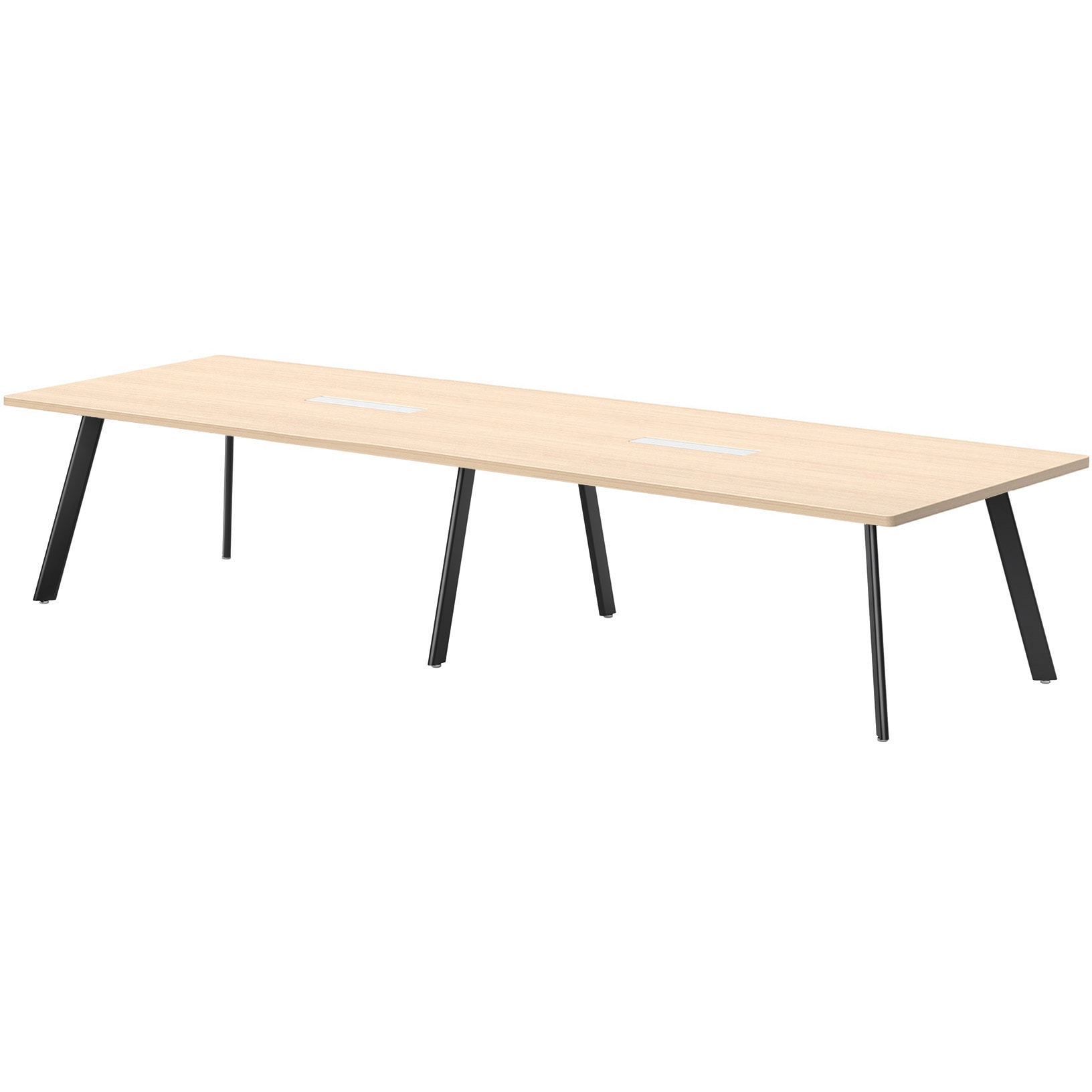 LNE-B4012W-LO ビッグテーブル ニシキ工業 ライトオーク色 高さ720mm幅4000mm奥行1200mm  LNE-B4012W-LO