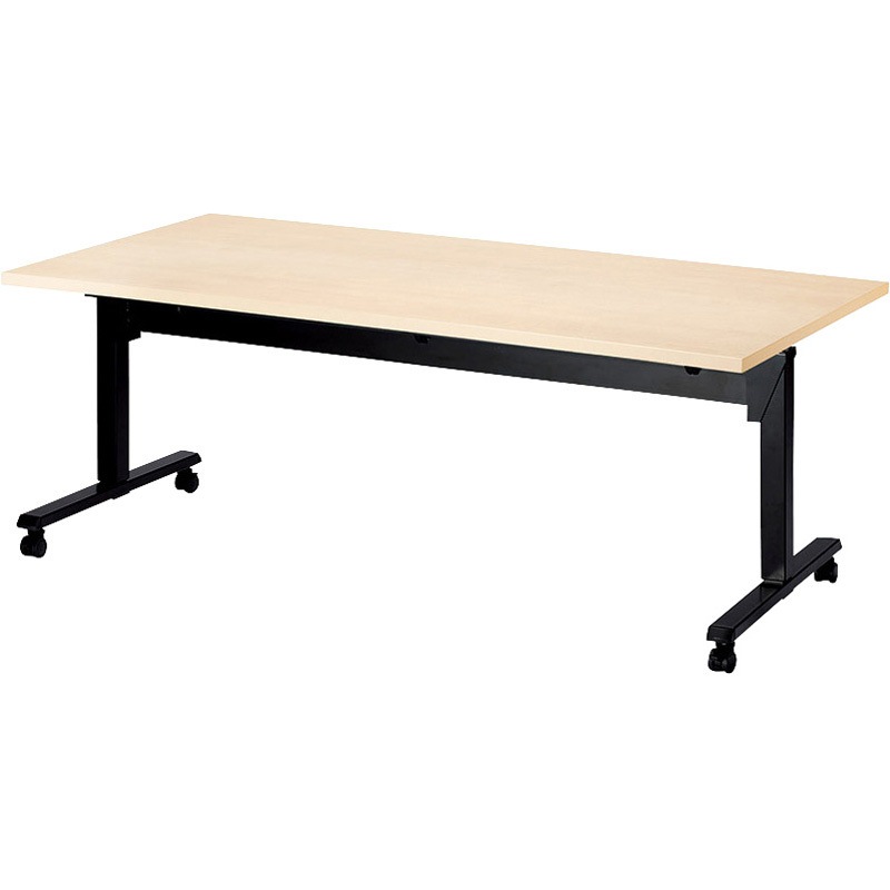 SWT-B1890-LO ハイテーブル ニシキ工業 ライトオーク色 高さ700～1000mm幅1800mm奥行900mm  SWT-B1890-LO
