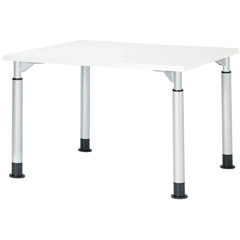 TDL-1275K-OW ハイテーブル ニシキ工業 オフホワイト色 高さ700～1000mm幅1200mm奥行750mm  TDL-1275K-OW