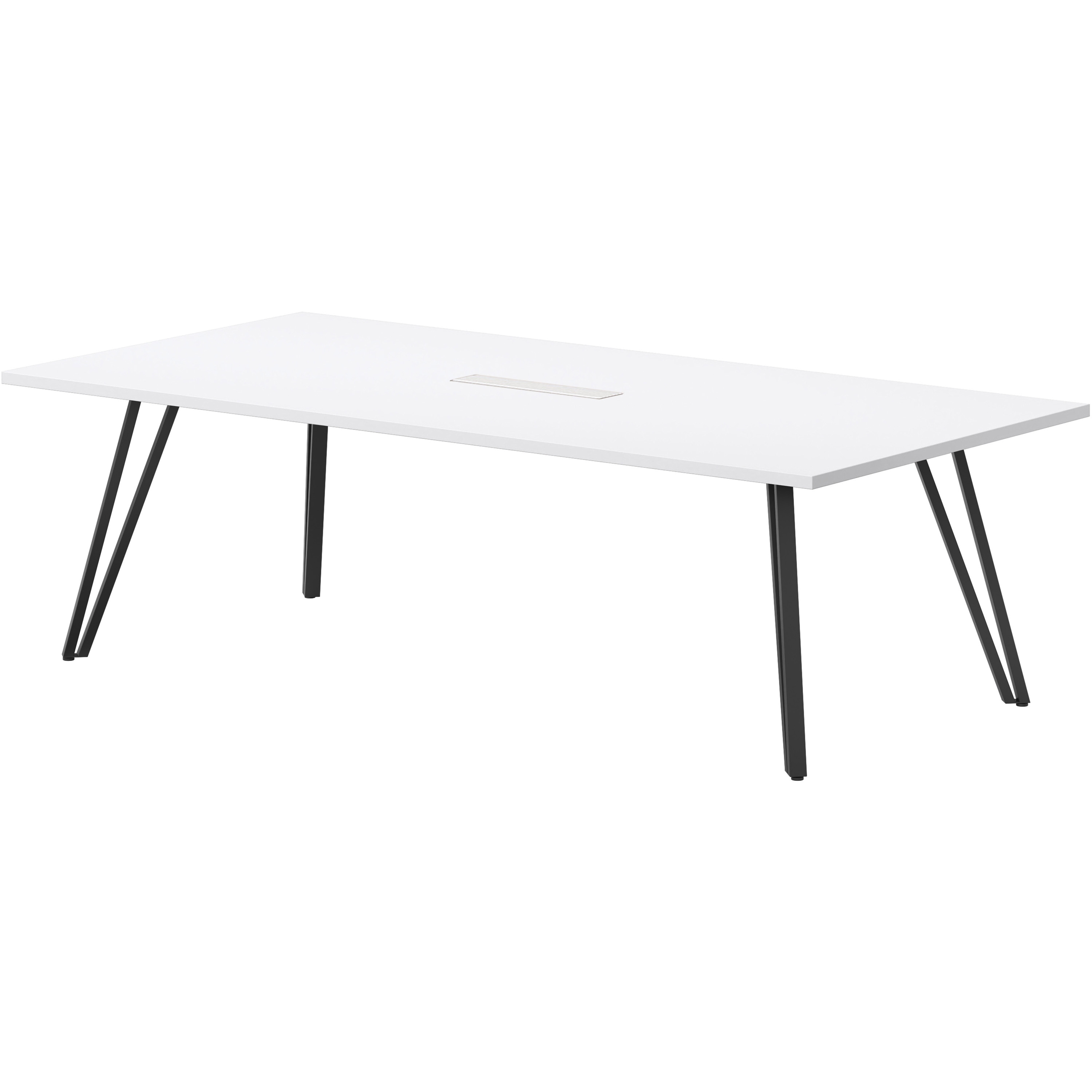 VTW-B2812W-OW ミーティングテーブル ニシキ工業 オフホワイト色 高さ720mm幅2800mm奥行1200mm  VTW-B2812W-OW