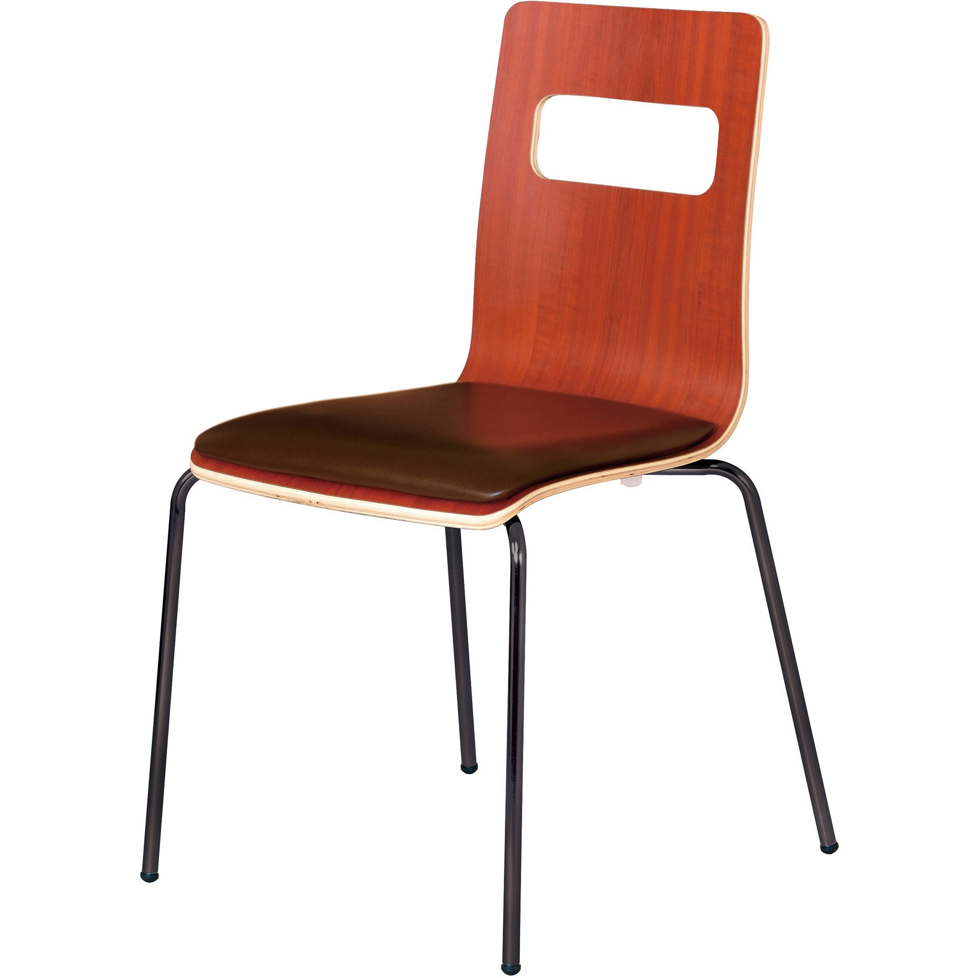 ALS-460BP-BR-BR チェア ニシキ工業 ブラウン色 高さ855 SH460mm 幅505mm奥行505mm  ALS-460BP-BR-BR 21,980円