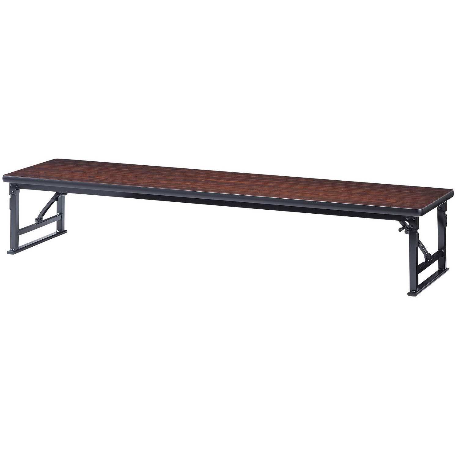 ALP-1545S-RO 折りたたみ座卓テーブル ニシキ工業 ローズ色 高さ330mm幅1500mm奥行450mm  ALP-1545S-RO