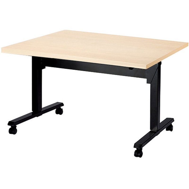 SWT-B1275-LO ハイテーブル ニシキ工業 ライトオーク色 高さ700～1000mm幅1200mm奥行750mm  SWT-B1275-LO