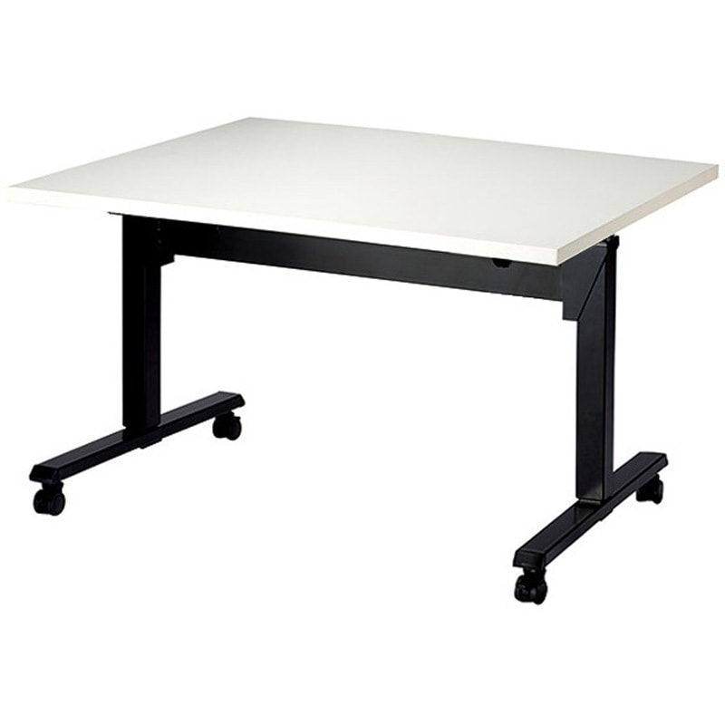 SWT-B1275-OW ハイテーブル ニシキ工業 オフホワイト色 高さ700～1000mm幅1200mm奥行750mm  SWT-B1275-OW