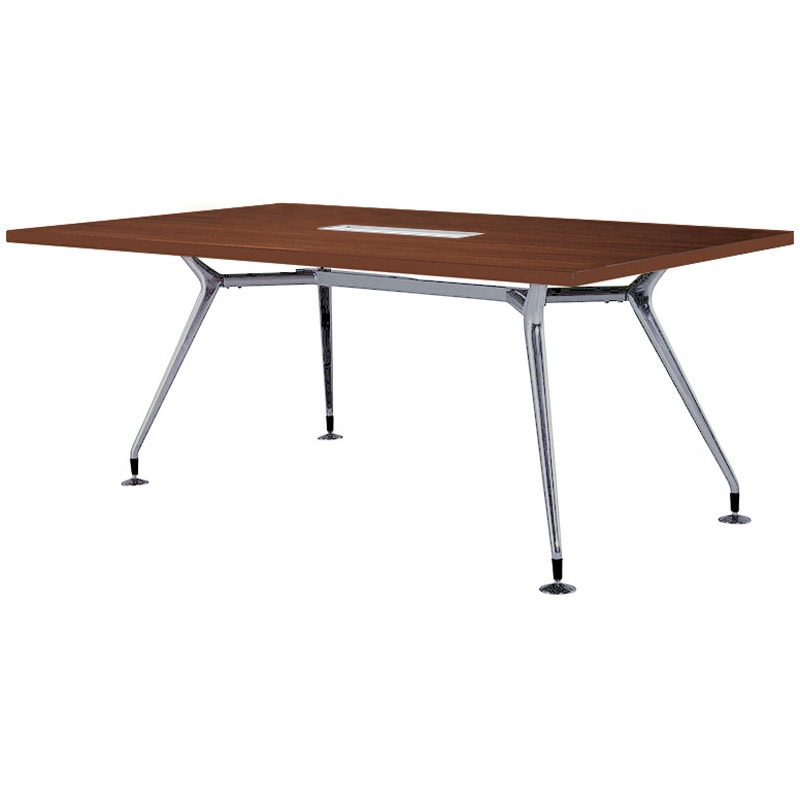 CAD-P2190KW-WN ミーティングテーブル ニシキ工業 ウォールナット色 高