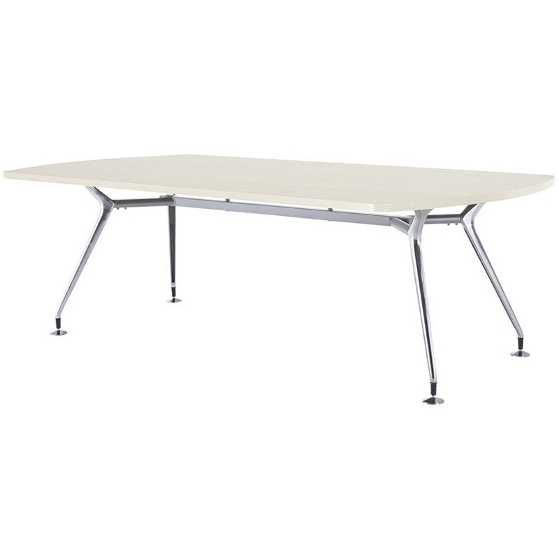 CAD-P1890B-WG ミーティングテーブル ニシキ工業 ホワイトグレイン色 高さ720mm幅1800mm奥行900mm  CAD-P1890B-WG