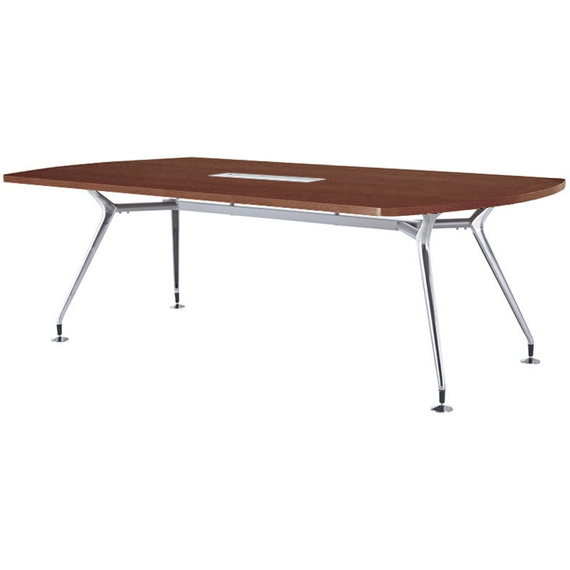 CAD-P2190BW-WN ミーティングテーブル ニシキ工業 ウォールナット色 高さ720mm幅2100mm奥行900mm  CAD-P2190BW-WN