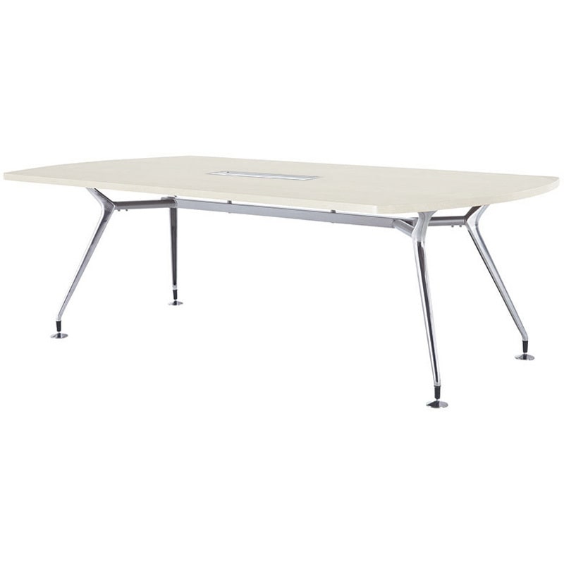 CAD-P2190BW-WG ミーティングテーブル ニシキ工業 ホワイトグレイン色 高さ720mm幅2100mm奥行900mm  CAD-P2190BW-WG