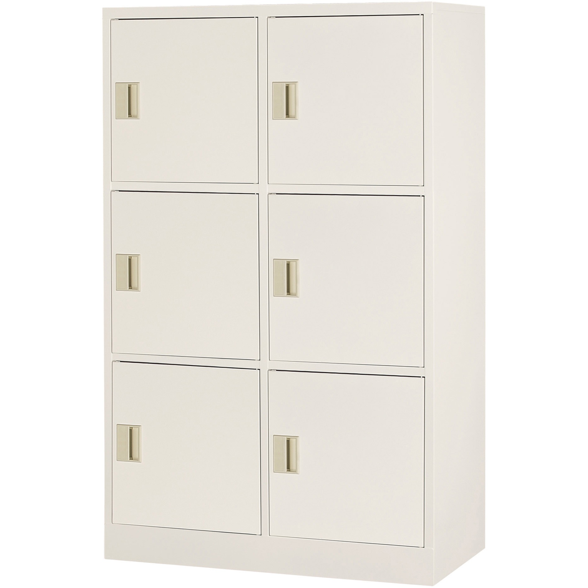 BXT2-3 収納ロッカー 三島精器 セミホワイト色 6人用   BXT2-3