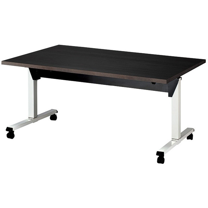 SWT-H1575-DW ハイテーブル ニシキ工業 ダークウッド色 高さ700～1000mm幅1500mm奥行750mm  SWT-H1575-DW