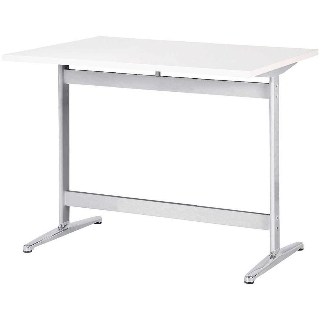 STT-S1275K-OW ハイテーブル ニシキ工業 オフホワイト色 高さ1000mm幅1200mm奥行750mm  STT-S1275K-OW