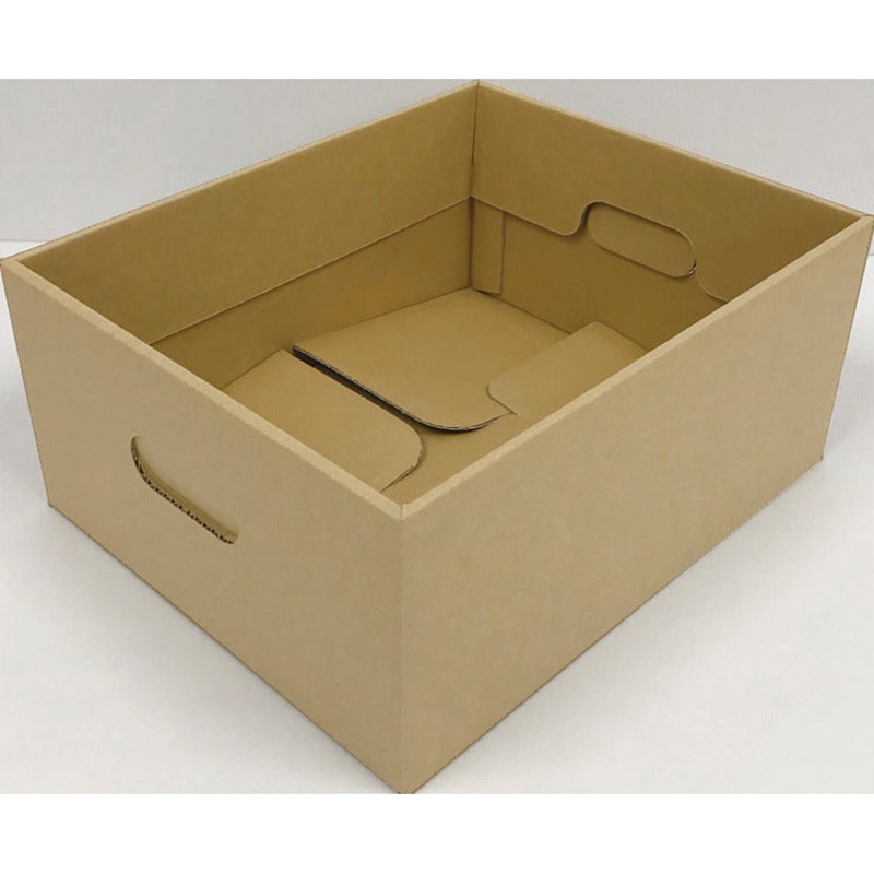 DBB-M 段ボール製 A4収納ボックス 本体 TRUSCO 内寸奥行329mm 1個 DBB