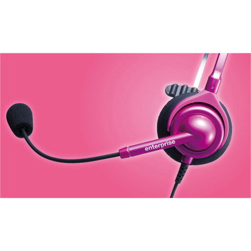 EN-L(MP)-VMC3 エンタープライズ ヘッドセットパック 長塚電話工業所 片耳 メタリックピンク色