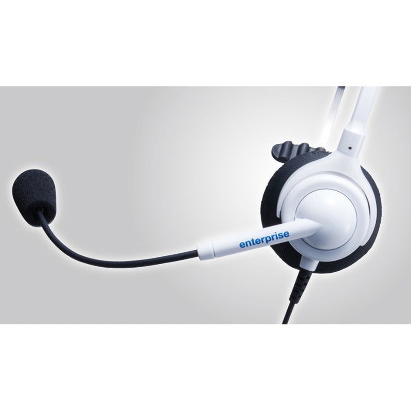 EN-M(PW)-VMC4 エンタープライズ ヘッドセットパック 長塚電話工業所 片耳 パールホワイト色