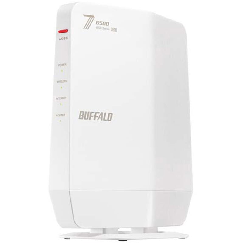 WSR6500BE6P/DWH 無線LAN親機11be/ax/ac/n/a/g/b 5764+688Mbps 1台