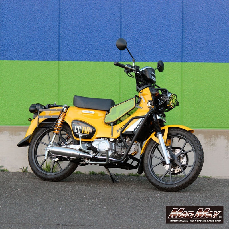 MrQuick製フルエキゾーストモナカ管マフラー　cc110クロスカブ用 MR19-CC14-01 Mr Quick製 ホンダ CC110 クロスカブ用 フルエキゾースト