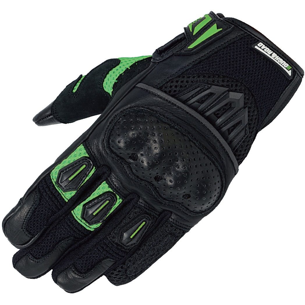 RR8425BK/LML3 プロテクションエアスルーグローブ ラフアンドロード ブラック×ライム色 サイズWL 5,353円