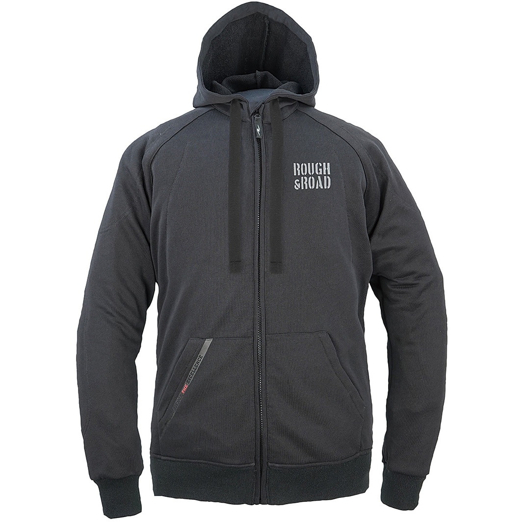 RR1003HPBK4 ラフライドZIPパーカーハードパッドセット ラフアンドロード ブラック色 サイズLL  RR1003HPBK4