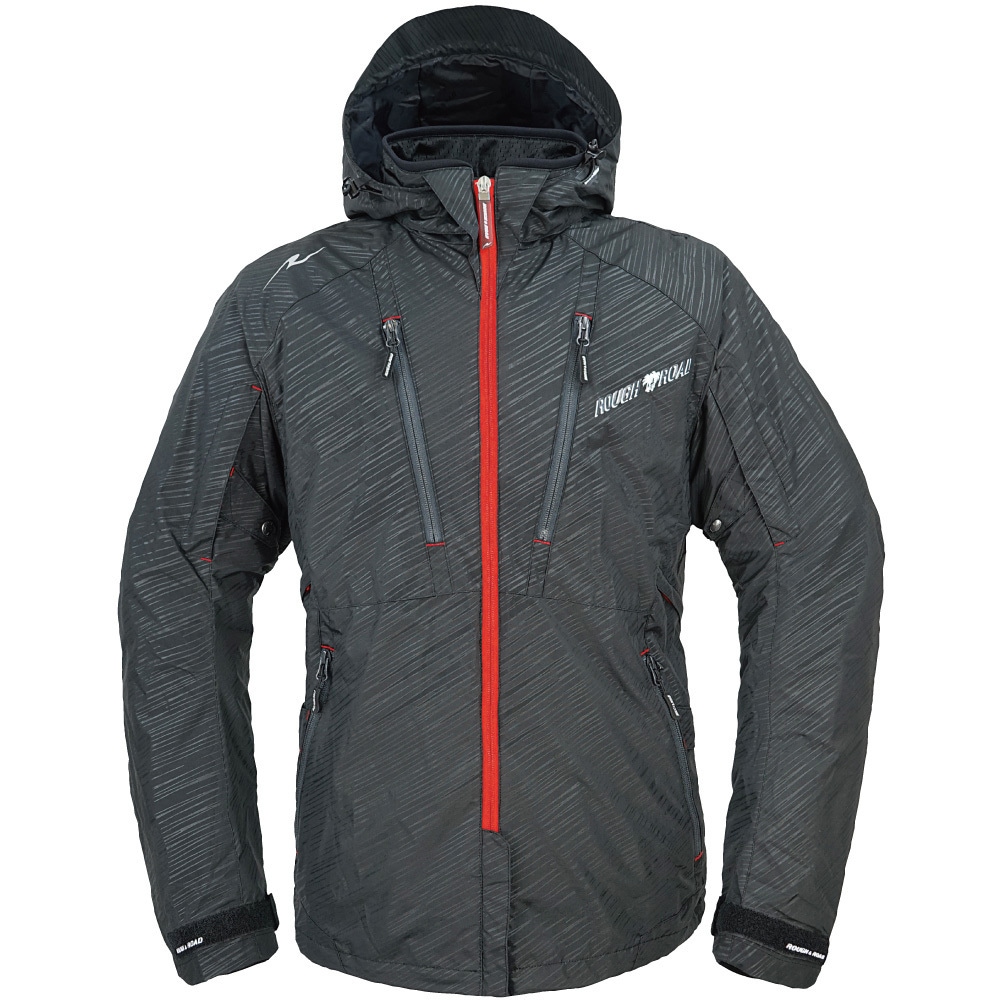 RR7245SSK/RD3 ラフパーカー ラフアンドロード スラッシュブラック×レッド色 サイズL