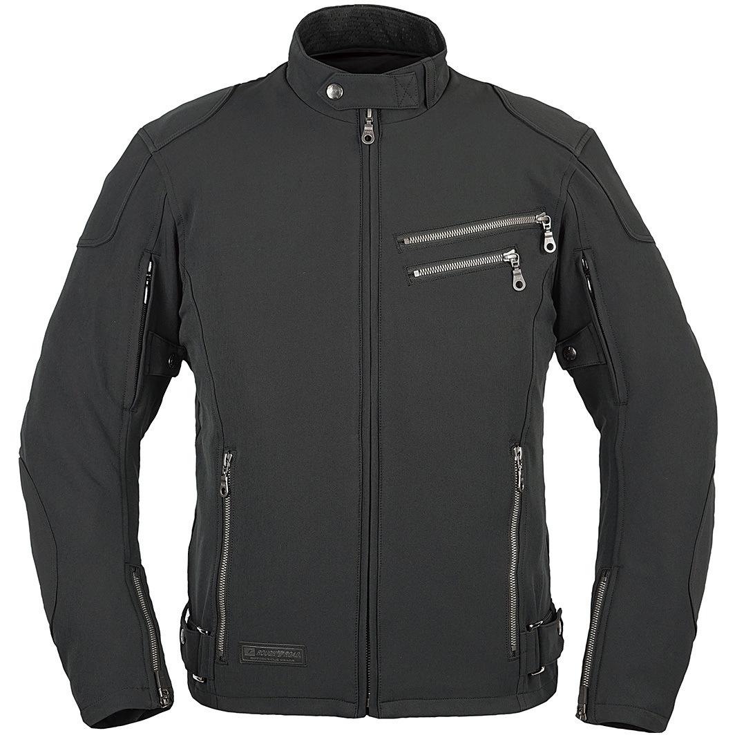 RR7250BKL2 エアスルーソフトシェルストレッチライディングZIPジャケット ラフアンドロード ブラック色 WM/レディースサイズ  RR7250BKL2