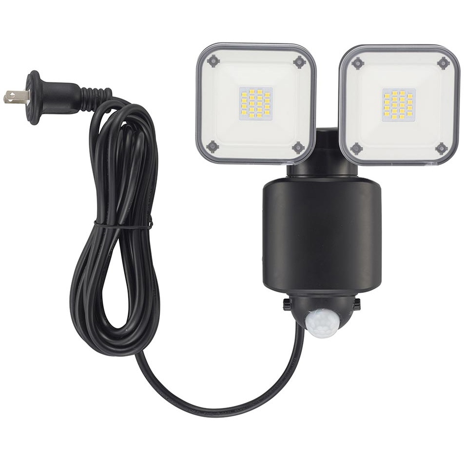 LS-A320W2 防犯センサーライト コンセント式 オーム電機 昼光色LED